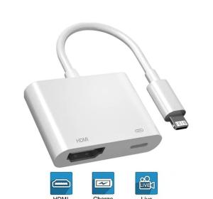 HD 1080P Phone To HDMI-Compatible Projection Cable Adapter Audio Sync Screen Connector For Lightning To HDMI-Compatible Adapter